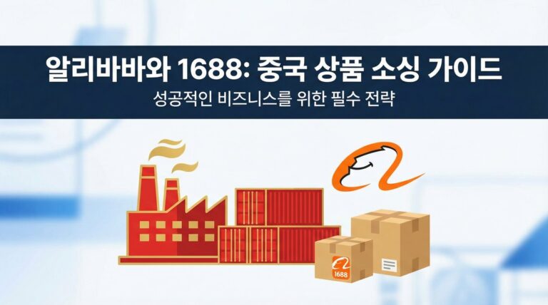 중국 소싱 알리바바 1688 가이드